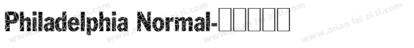 Philadelphia Normal字体转换